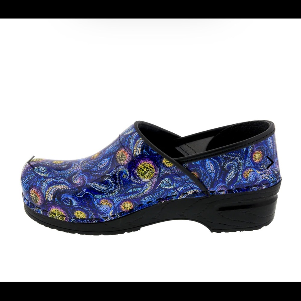 Bjork PROFESSIONAL Starry Leather Clogs
